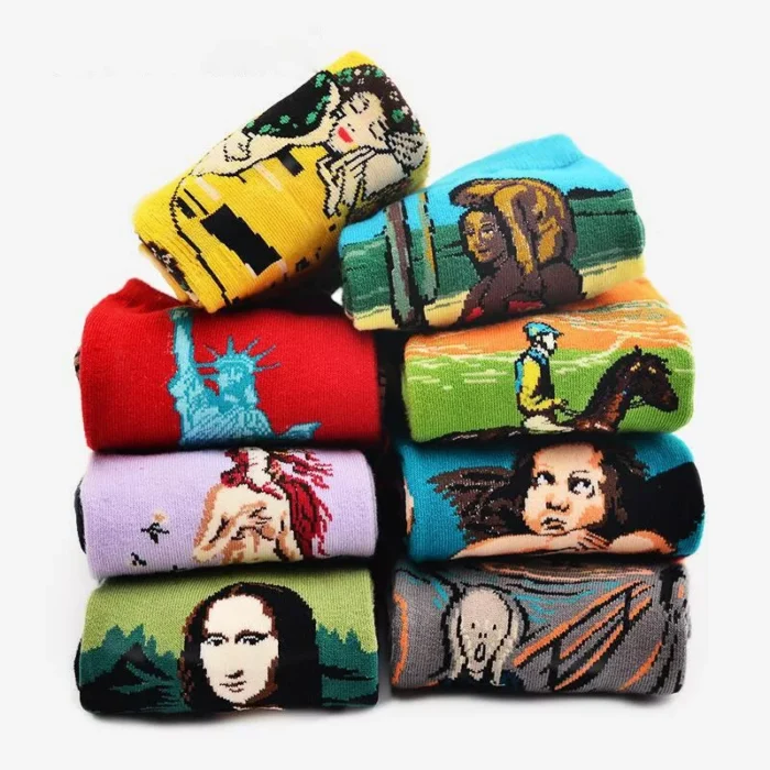 Women's Art Jacquard Socks - Image 5