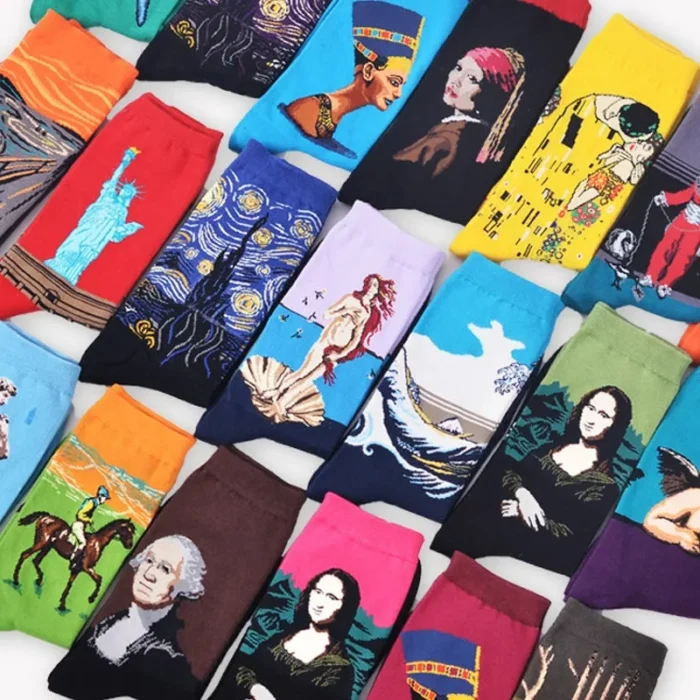 Women's Art Jacquard Socks - Image 6