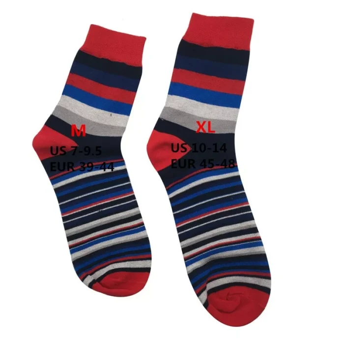 Colorful Stripes Socks 5 Pairs Set - Image 5