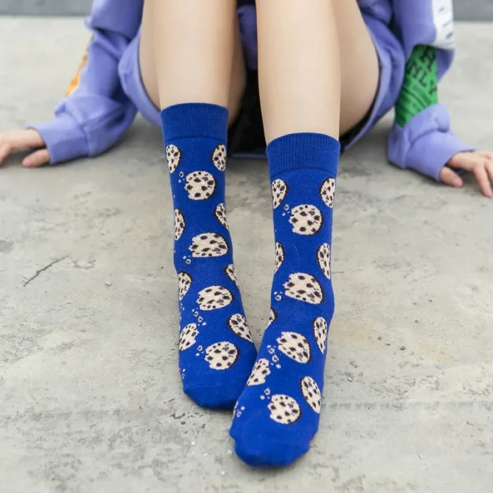 Funny Food Fruits Patterned Socks for Unisex - Image 6