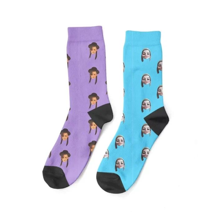 Custom Print Crew Socks for Unisex - Image 5