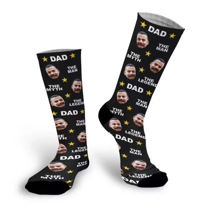 Custom Print Crew Socks for Unisex - Image 6