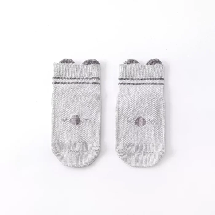 Kawaii Spring and Summer Mesh Non slip Silicone Baby Toddler Socks - Image 3