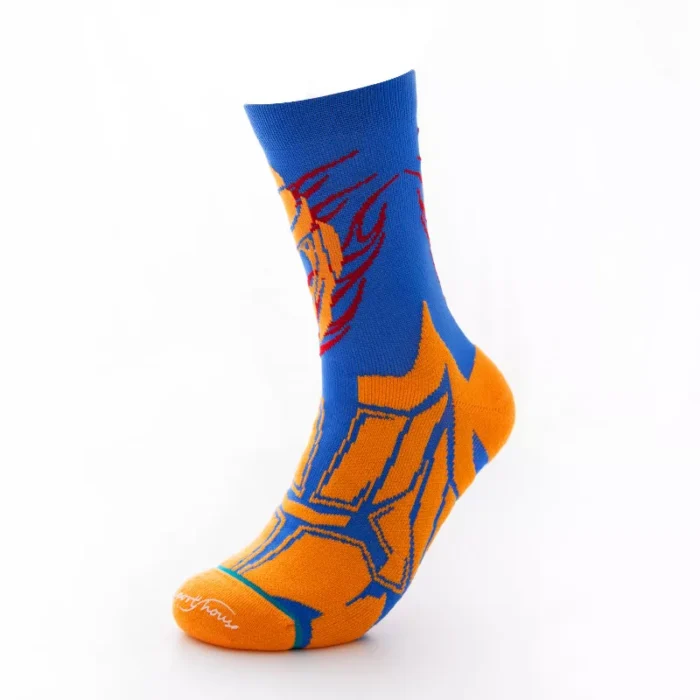 Men's jacquard skateboard crew cotton socks - Image 8