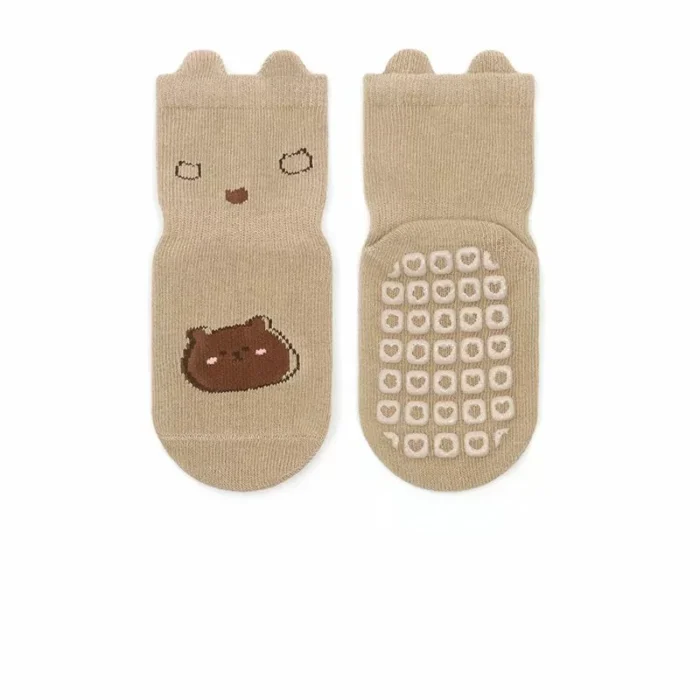 Kawaii Spring Tab Top Non slip Silicone Baby Toddler Socks - Image 5