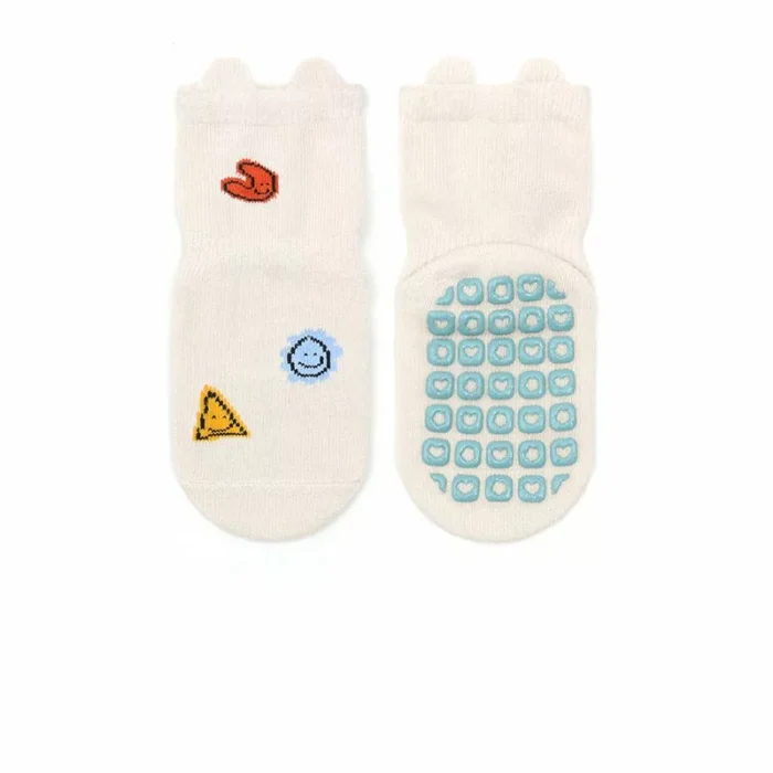 Kawaii Spring Tab Top Non slip Silicone Baby Toddler Socks - Image 3