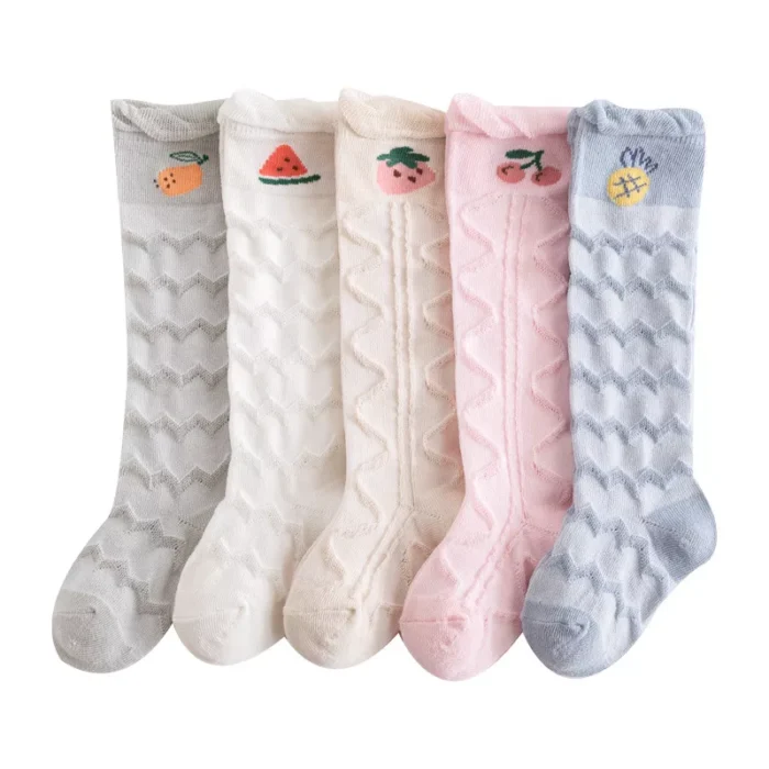 Kawaii Fruits Pattern Socks Jacquard Baby Stocking