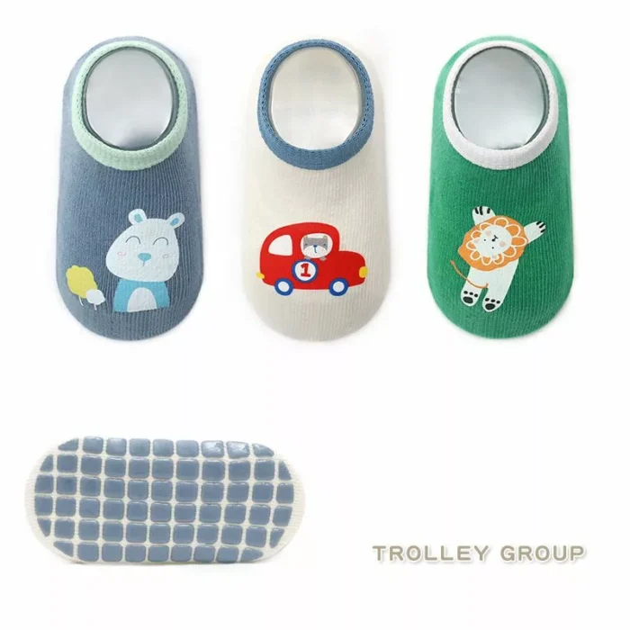 Kawaii Baby Crawling Non slip Silicone Cute Pattern Socks - Imagen 5