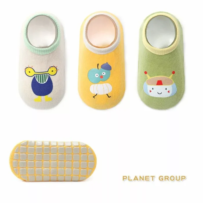 Kawaii Baby Crawling Non slip Silicone Cute Pattern Socks - Imagen 4