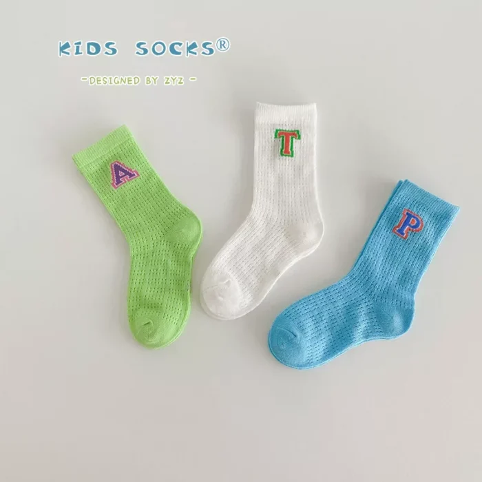 Kawaii Mesh Breathable Multi color Kid's Babies' socks - Image 3