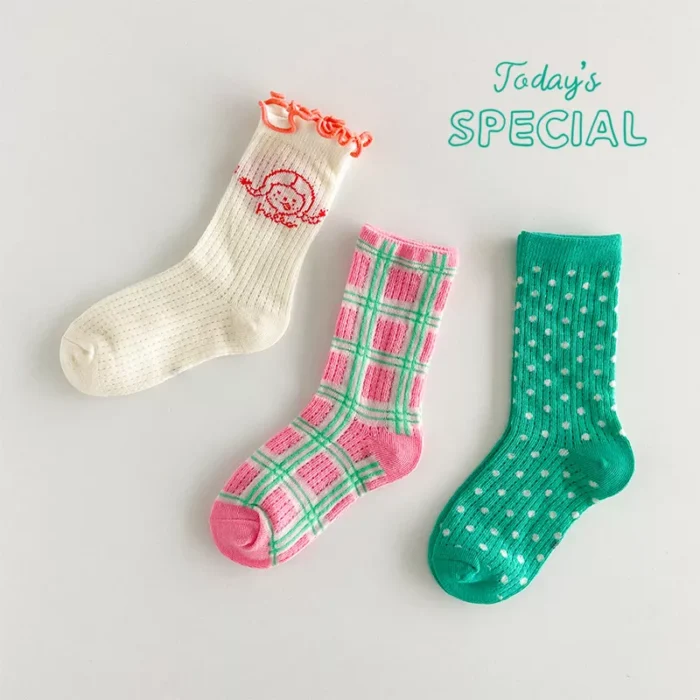 Kawaii Mesh Breathable Multi color Kid's Babies' socks - Image 8