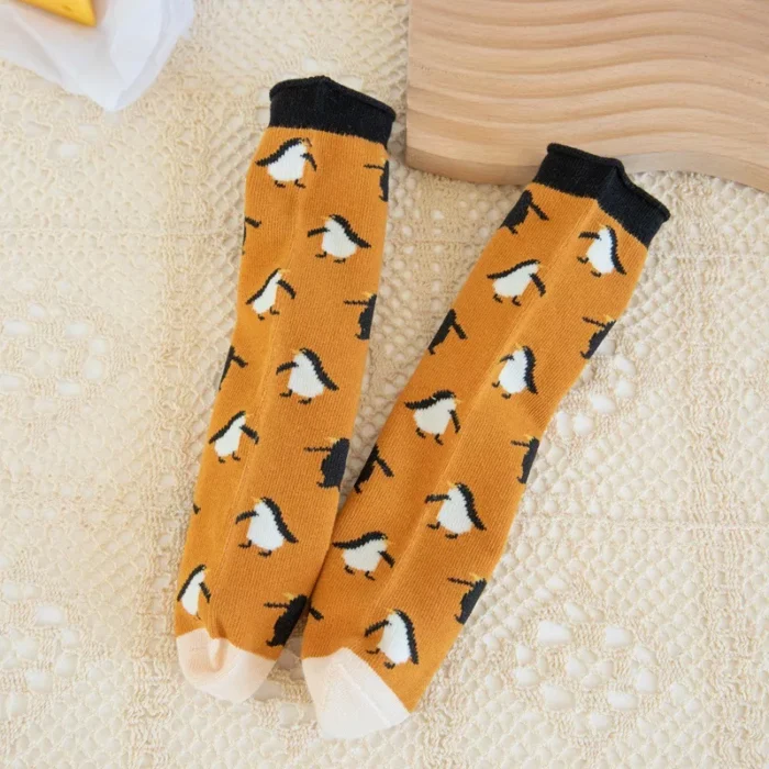 Cute Soft  Kid's Baby's Animal Flower Jacquard Cotton Socks - Image 6