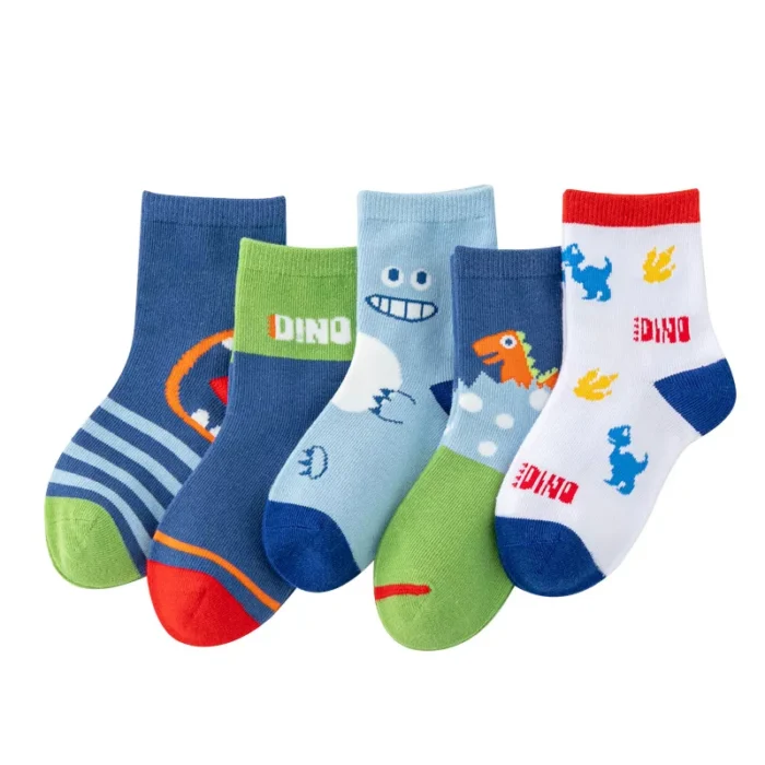 Kid's Winter Cartoon pattern Combed cotton Ankle socks