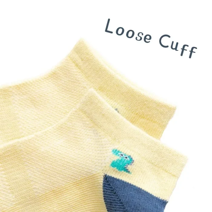 Kids' Spring Cartoon pattern Mesh Combed cotton Ankle socks - Imagen 2