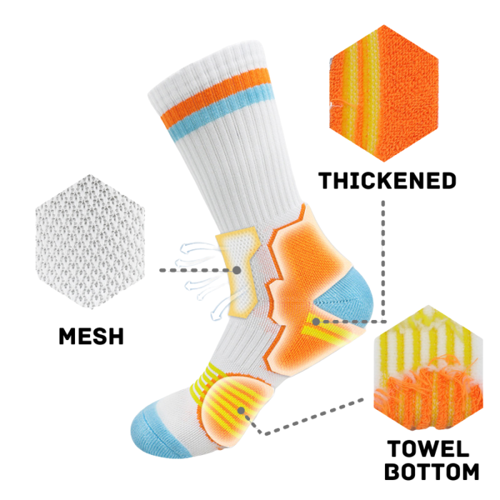 Kids' Towel Bottom Professional Basketball Sport Ankle Socks - Image 6