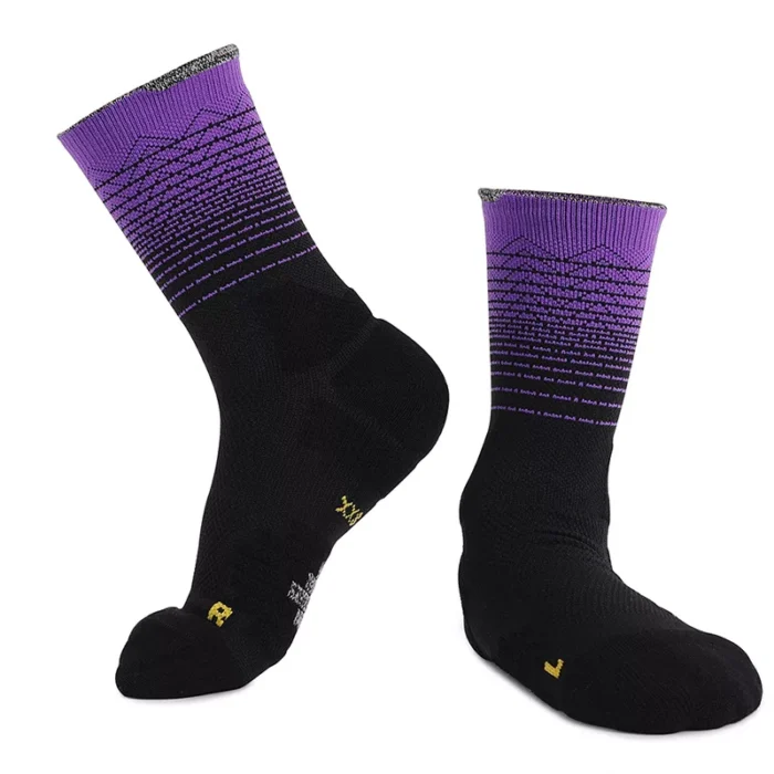 Kids' Breathable Towel Bottom Basketball Ankle Socks - Image 7