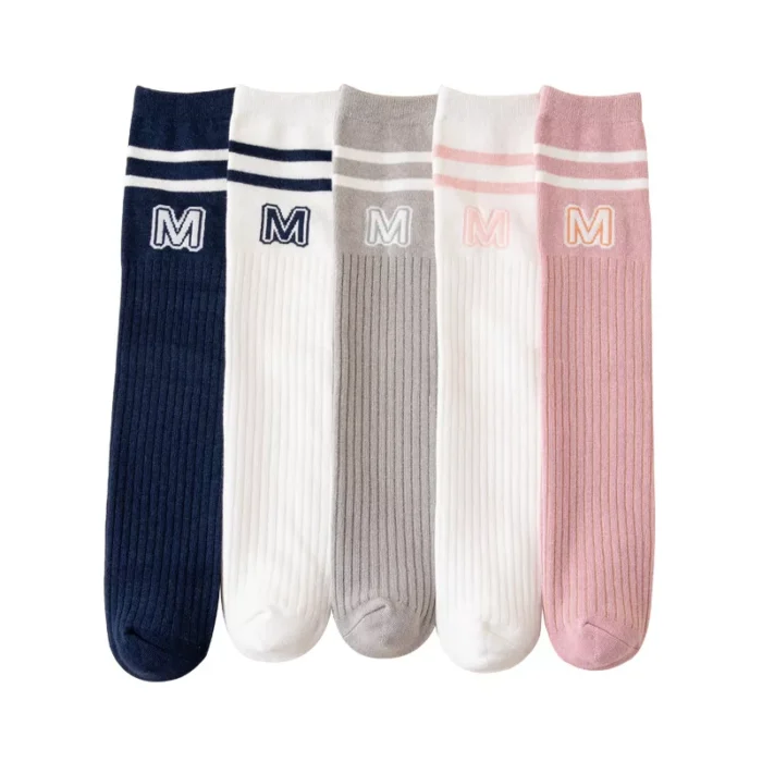 Kids' Preppy Style Striped Over the knee Socks