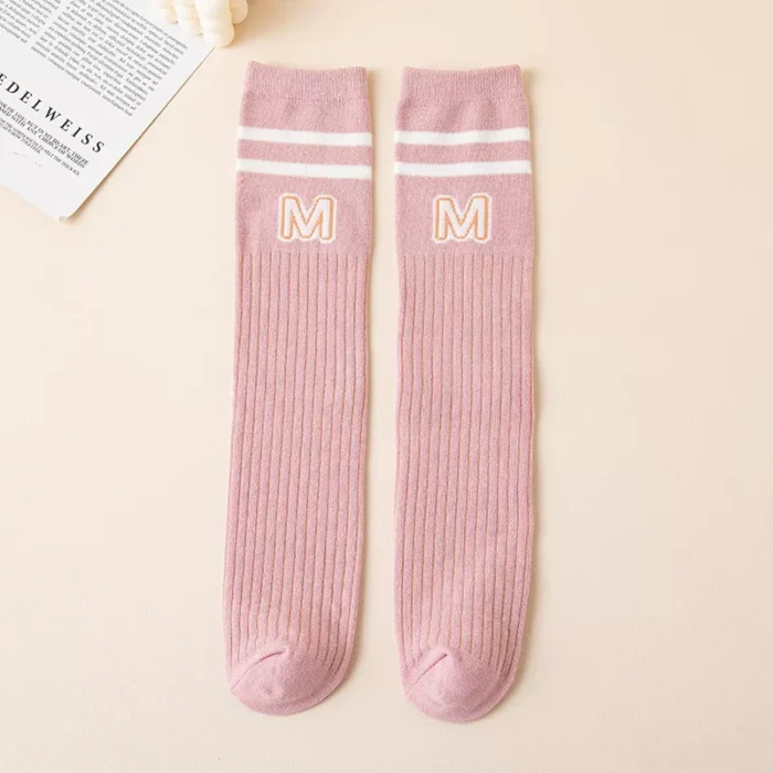 Kids' Preppy Style Striped Over the knee Socks - Image 6