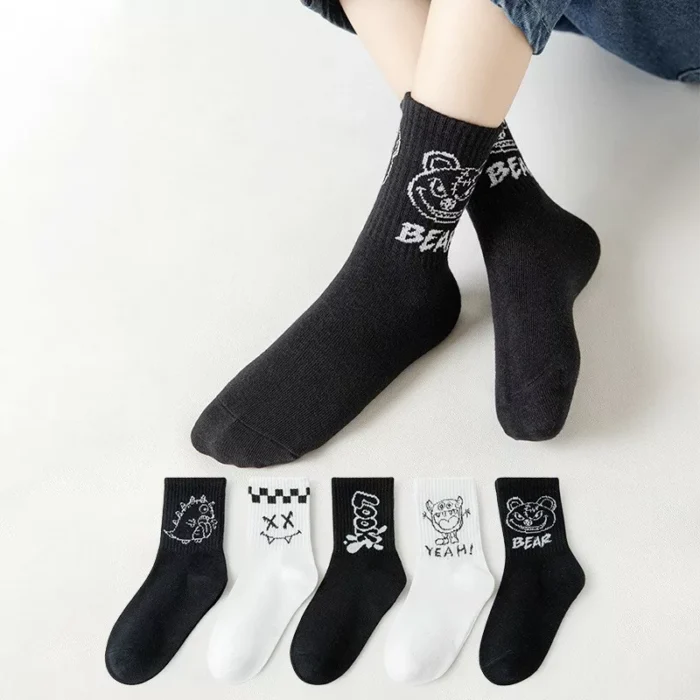 Kids' Spring Thin Breathable Cotton Ankle Socks - Image 4