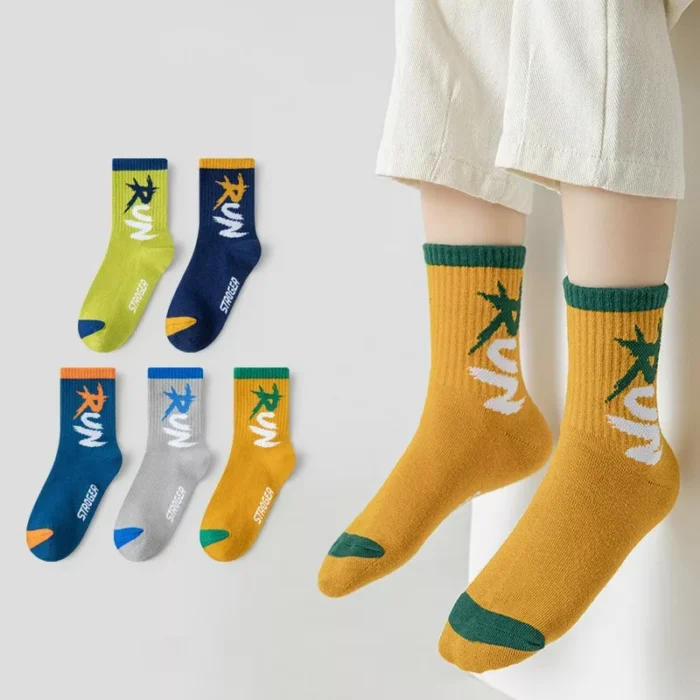 Kids' Spring Thin Breathable Cotton Ankle Socks - Image 2