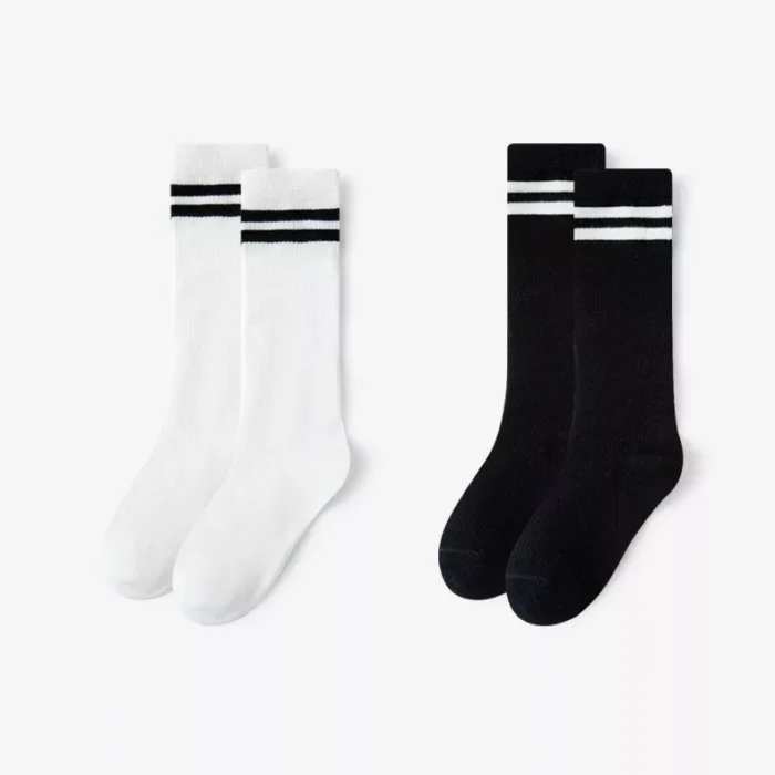 Kids' Summer Mesh Striped Knee High Socks