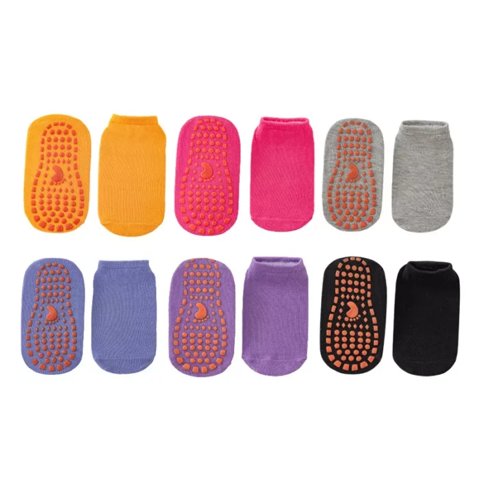 Kids' Non Slip Trampoline Low Cut Socks