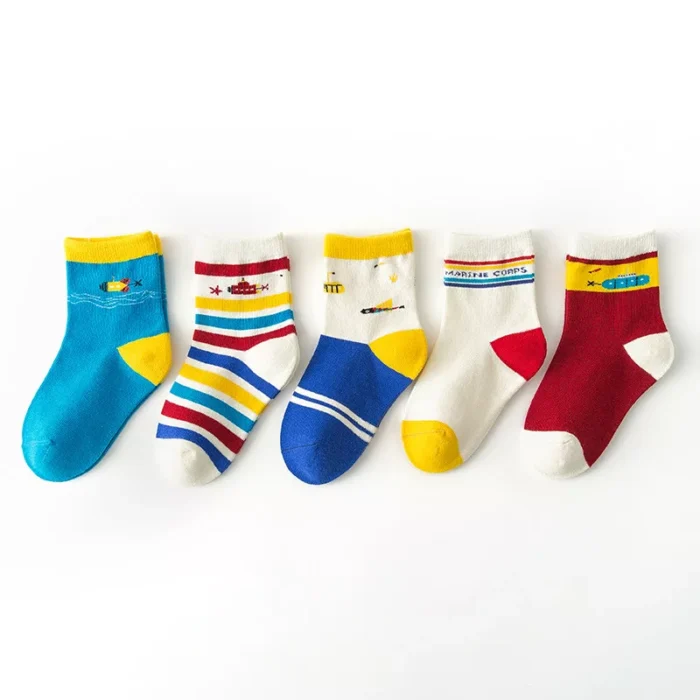 Kawaii Rainbow Color kids casual socks