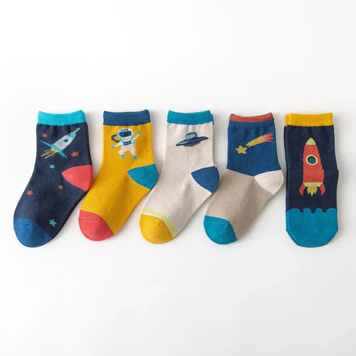 Cute Funny Parttern Animal Bear Kid's Socks - Image 6