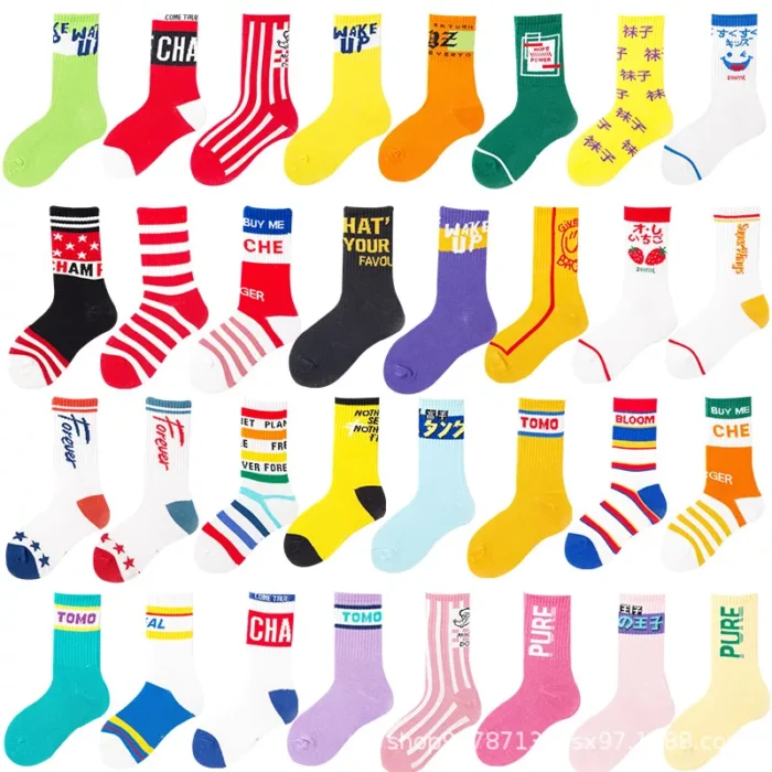 Colorful Serials kids Sports Socks