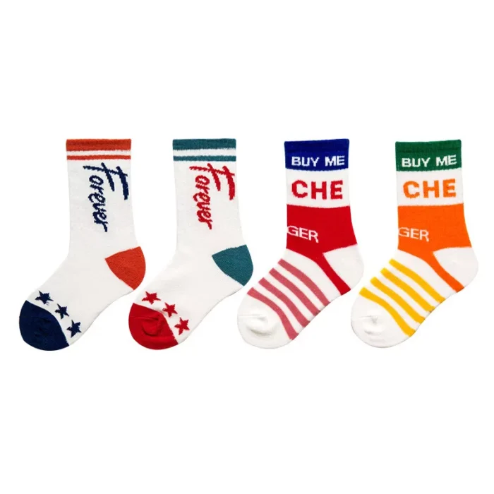 Colorful Serials kids Sports Socks - Image 3