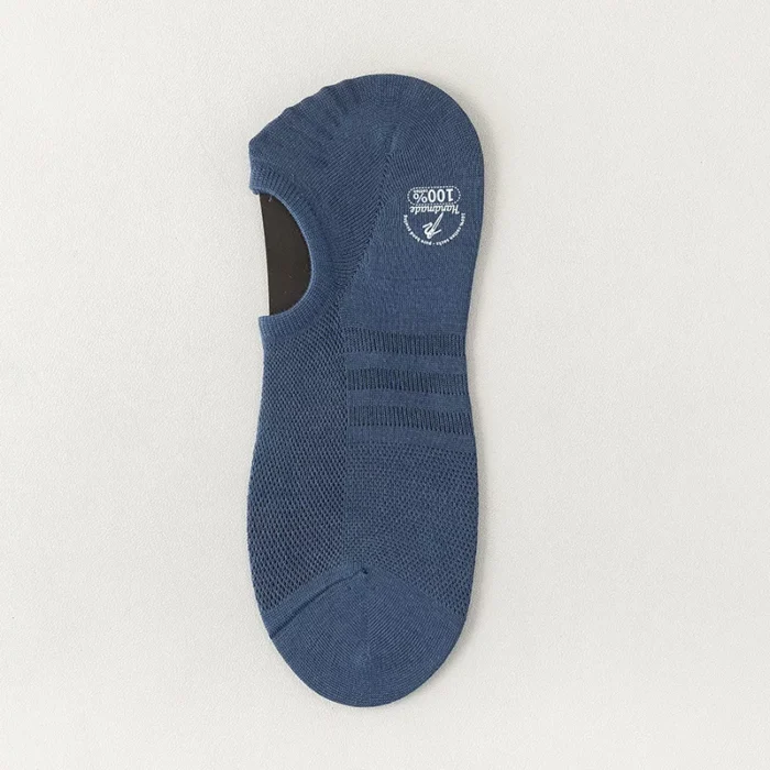 Men's summer thin breathable mesh invisible socks - Imagen 7