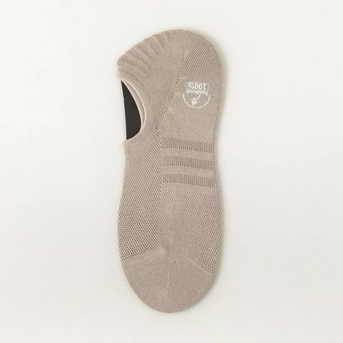 Men's summer thin breathable mesh invisible socks - Imagen 4