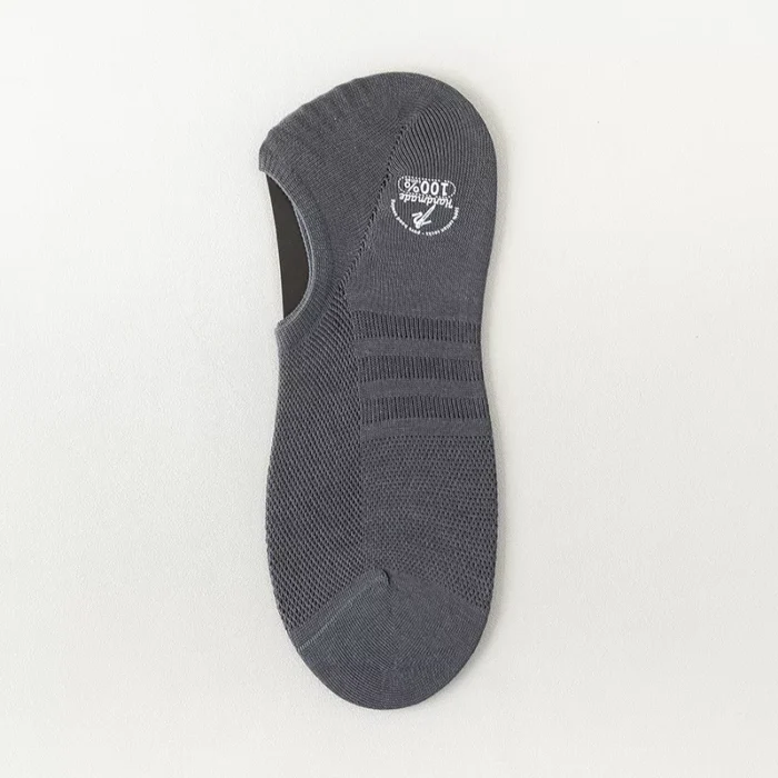 Men's summer thin breathable mesh invisible socks - Imagen 2