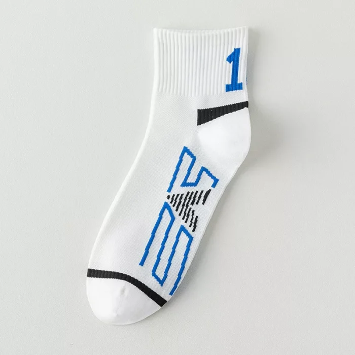 Men's anti bacterial deodorize running basketball sport socks - Image 5
