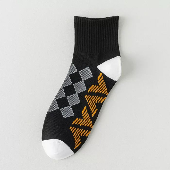 Men's anti bacterial deodorize running basketball sport socks - Image 3