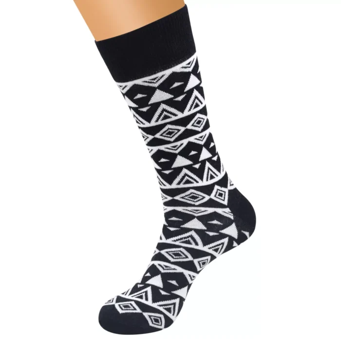 Men's Women's Multicolor Stripe Vintage British Style Socks - Image 6