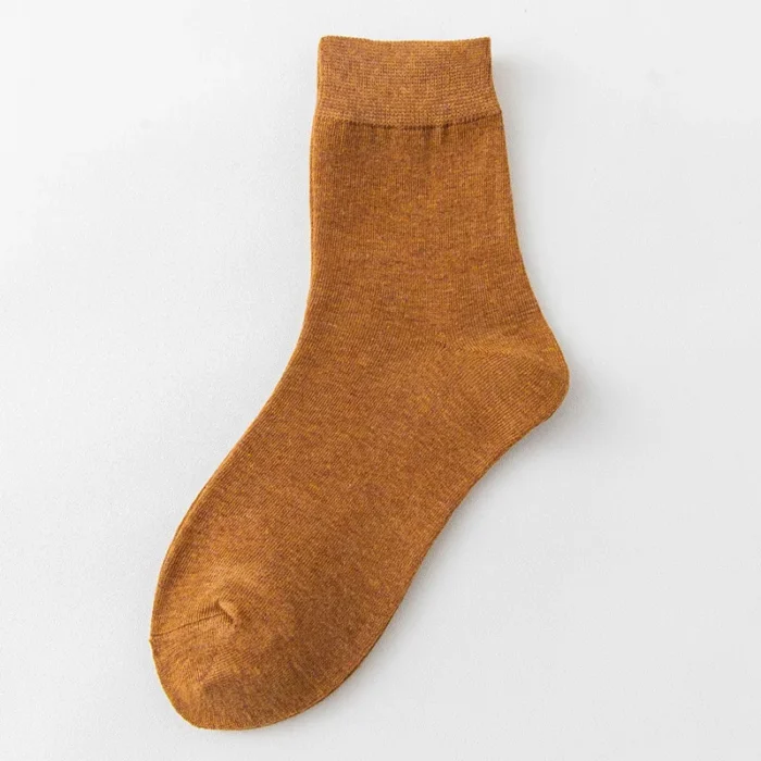 Women's Morandi color breathable cotton low cut socks - Imagen 2