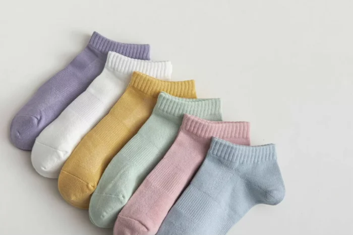 Women's Solid color Mesh Breathable Low cut socks