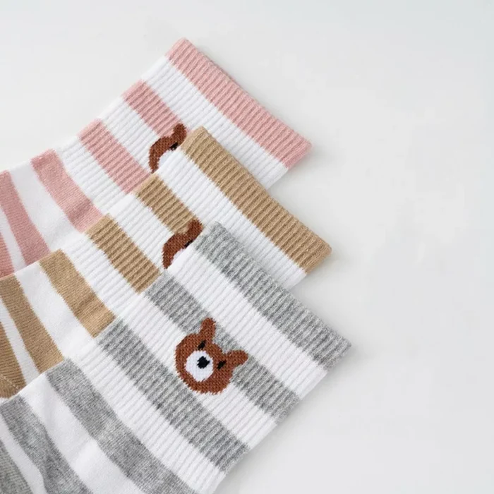 Women's Stripe Cartoon pattern Ankle socks - Imagen 8