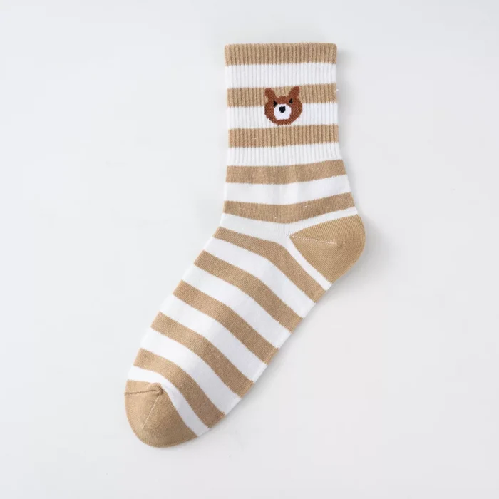 Women's Stripe Cartoon pattern Ankle socks - Imagen 4