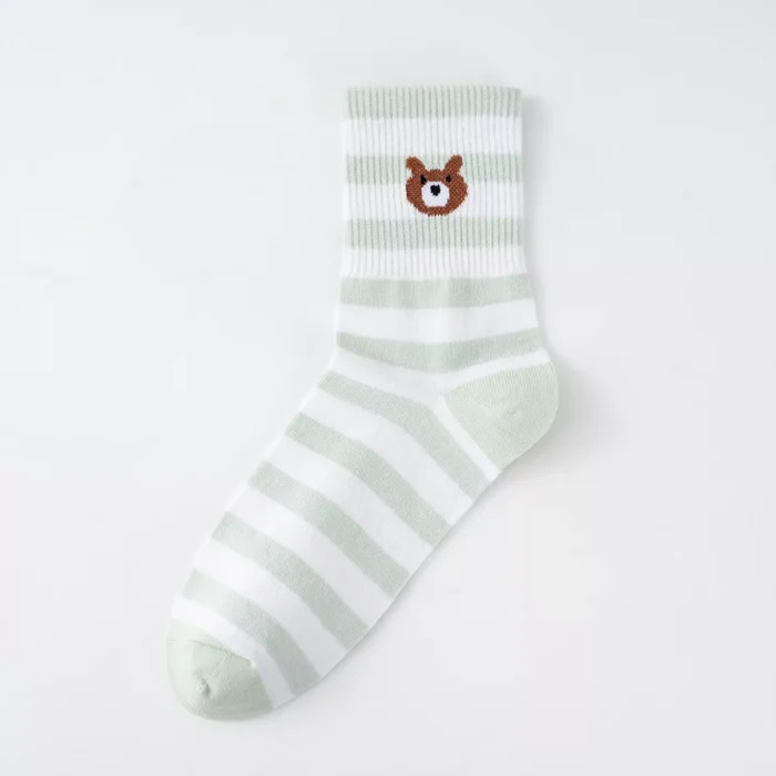 Women's Stripe Cartoon pattern Ankle socks - Imagen 3