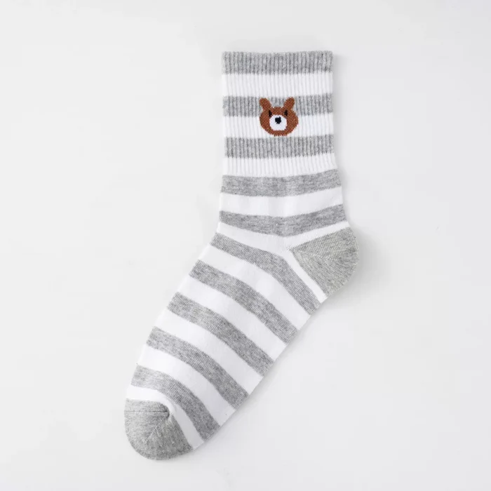 Women's Stripe Cartoon pattern Ankle socks - Imagen 2
