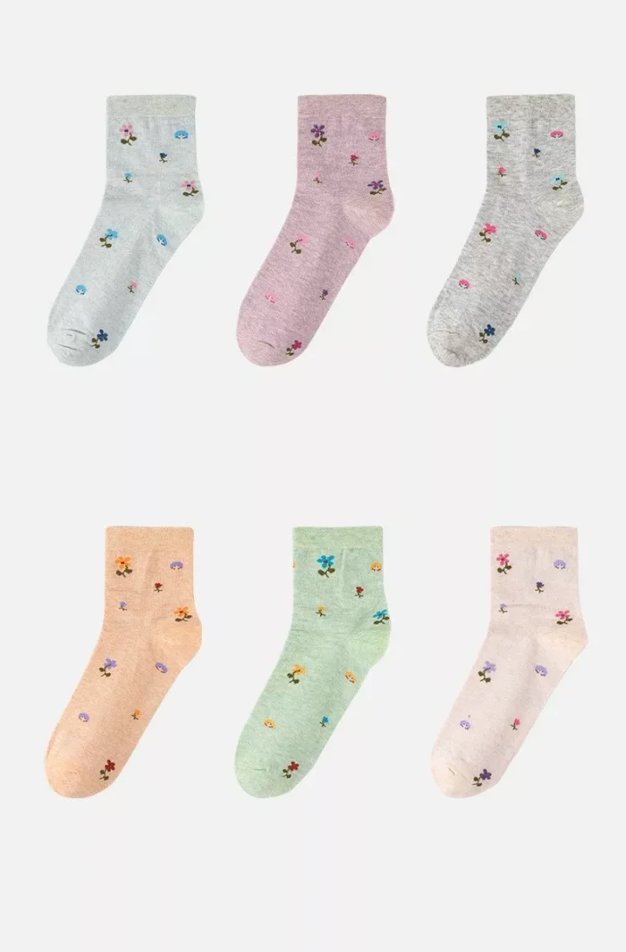 Women's Winter Cartoon pattern Cotton Ankle socks - Image 8
