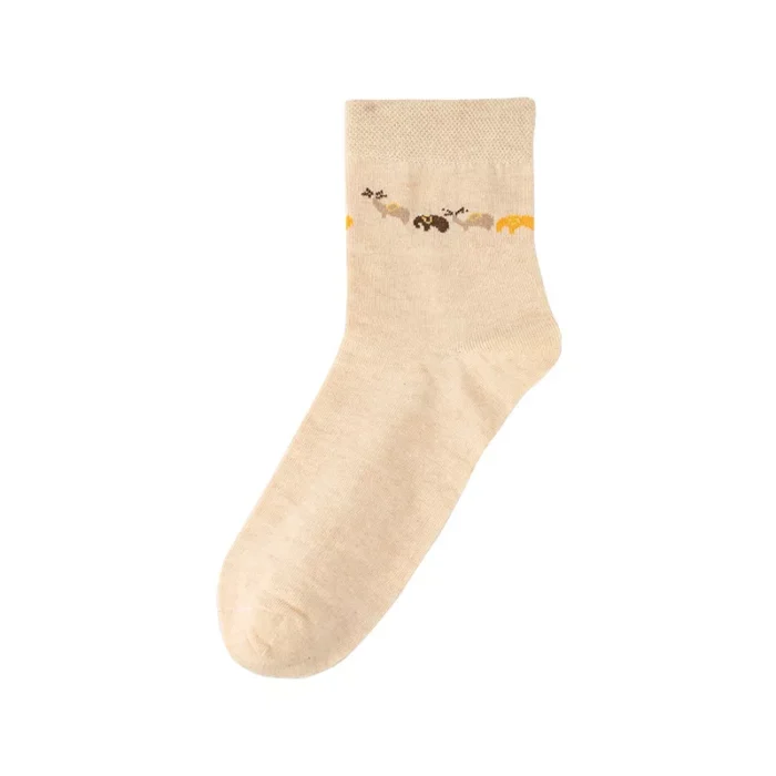 Women's Winter Multi-colored Ankle socks 6 pairs Set - Image 2