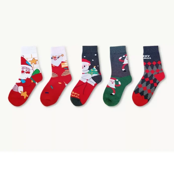 Women's Christmas Collection Snow Ankle socks - Imagen 4