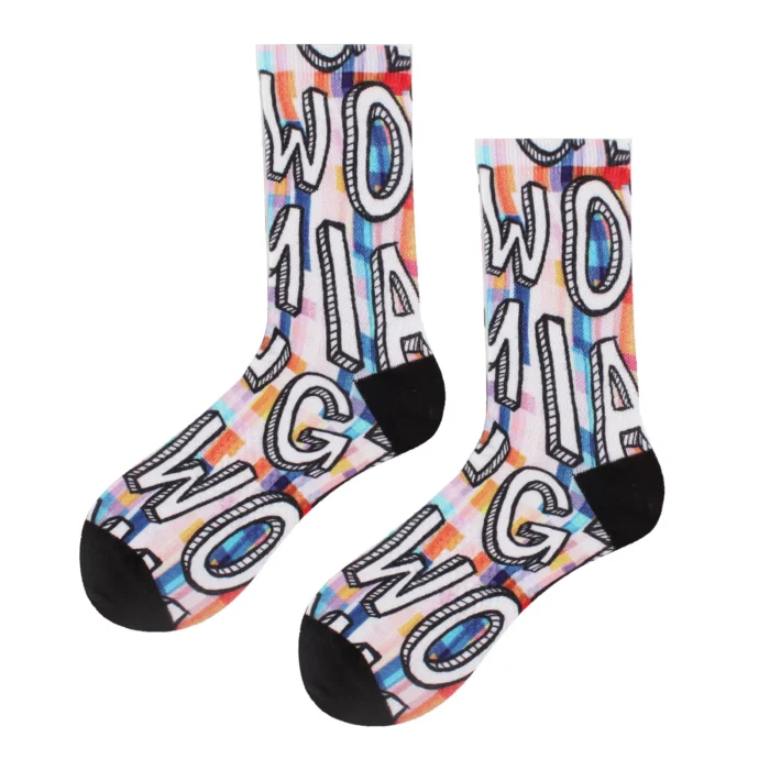Women's Funny 3D Print Crew Socks - Imagen 5