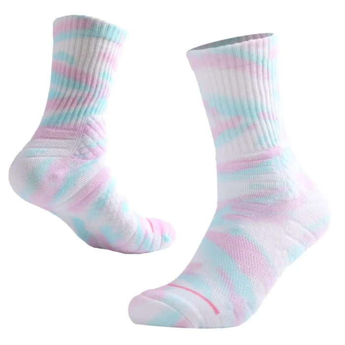 Dye-tie Women's Men's Cotton Trendy Sports Socks - Image 2