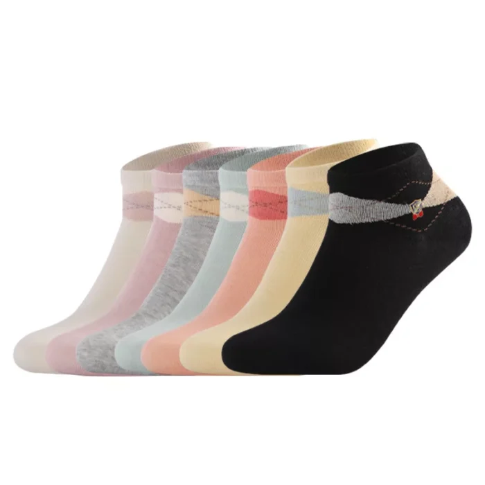 Women's Men's Cotton Sports Ankle Socks