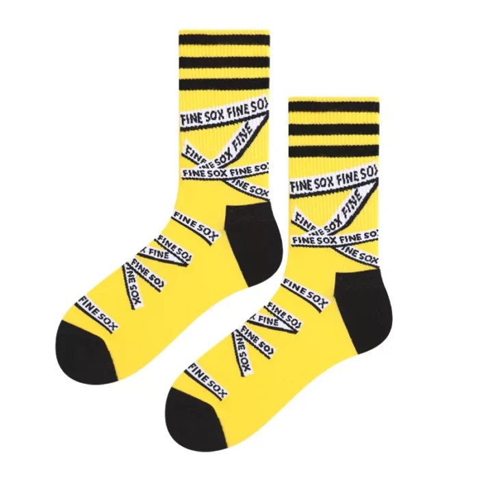 Women's Cotton Stripe Crew Sports Socks - Imagen 4