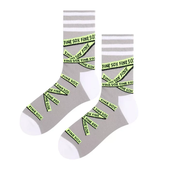 Women's Cotton Stripe Crew Sports Socks - Imagen 5